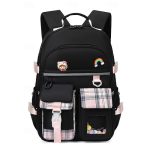 Mochila escolar kawaii para chicas adolescentes mochila de gran capacidad con múltiples bolsillos y un lindo parche para uso diario en la escuela 2026 €44.99