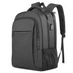 Mochila Para Laptop De Viagem Mochila Para Jogos Repelente De Água Business College Daypack Elegante Bolsa Para Laptop Preta | Worten.es