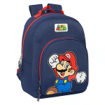 Mochila Escolar Grande Super Mario Bros Nintendo Mochila Adaptable A C