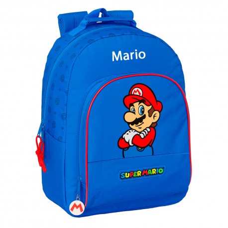 mochila-mario-bros-638pbe-1.jpg Comprar mochila Junior personalizable 42 cm adaptable Carro Super Mario Play La Vida Es Algo Más - Imagen 1
