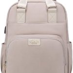 Chickwin Mochilas de Pañales para Bebé, Impermeable Grande Bolsas Multifuncionales Mochila Maternidad Pañalera para Mamá y Papá (Beige,20L) : ...