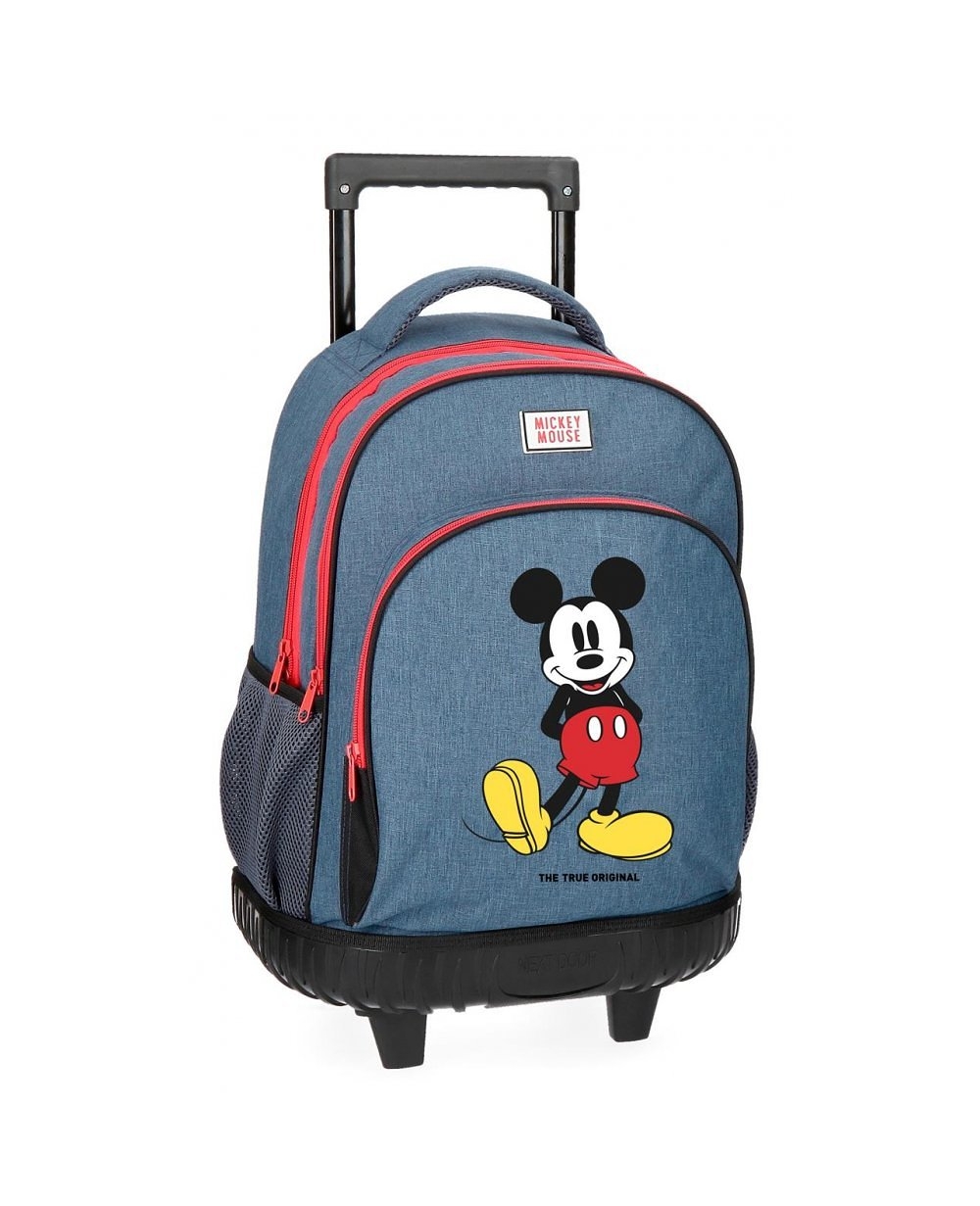 mochila-mickey-mouse-090gvy-1.jpg Mochila con ruedas Mickey Blue Mickey Mouse Azul 43cm | Maletia.com - Imagen 1