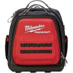 PACKOUT MOCHILA MILWAUKEE MODELO 49324711311680D 48 BOLSILLOS ACOLCHADO ADICIONAL CORREA PARA EL PECHO BASE DE POLIMERO