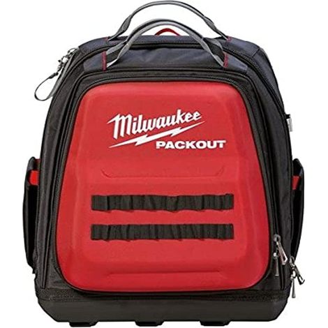 mochila-milwaukee-354vjb-1.jpg PACKOUT MOCHILA MILWAUKEE MODELO 49324711311680D 48 BOLSILLOS ACOLCHADO ADICIONAL CORREA PARA EL PECHO BASE DE POLIMERO - Imagen 1