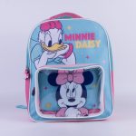 MOCHILA MINNIE Y DAYSI AZUL 55599