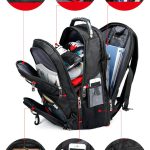 BR10 | Mochila grande y multifuncional con compartimento para portátil | 40 l, toma USB y mini jack de 3,5