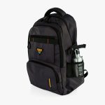 Mochila casual multifuncional bolsillos negro