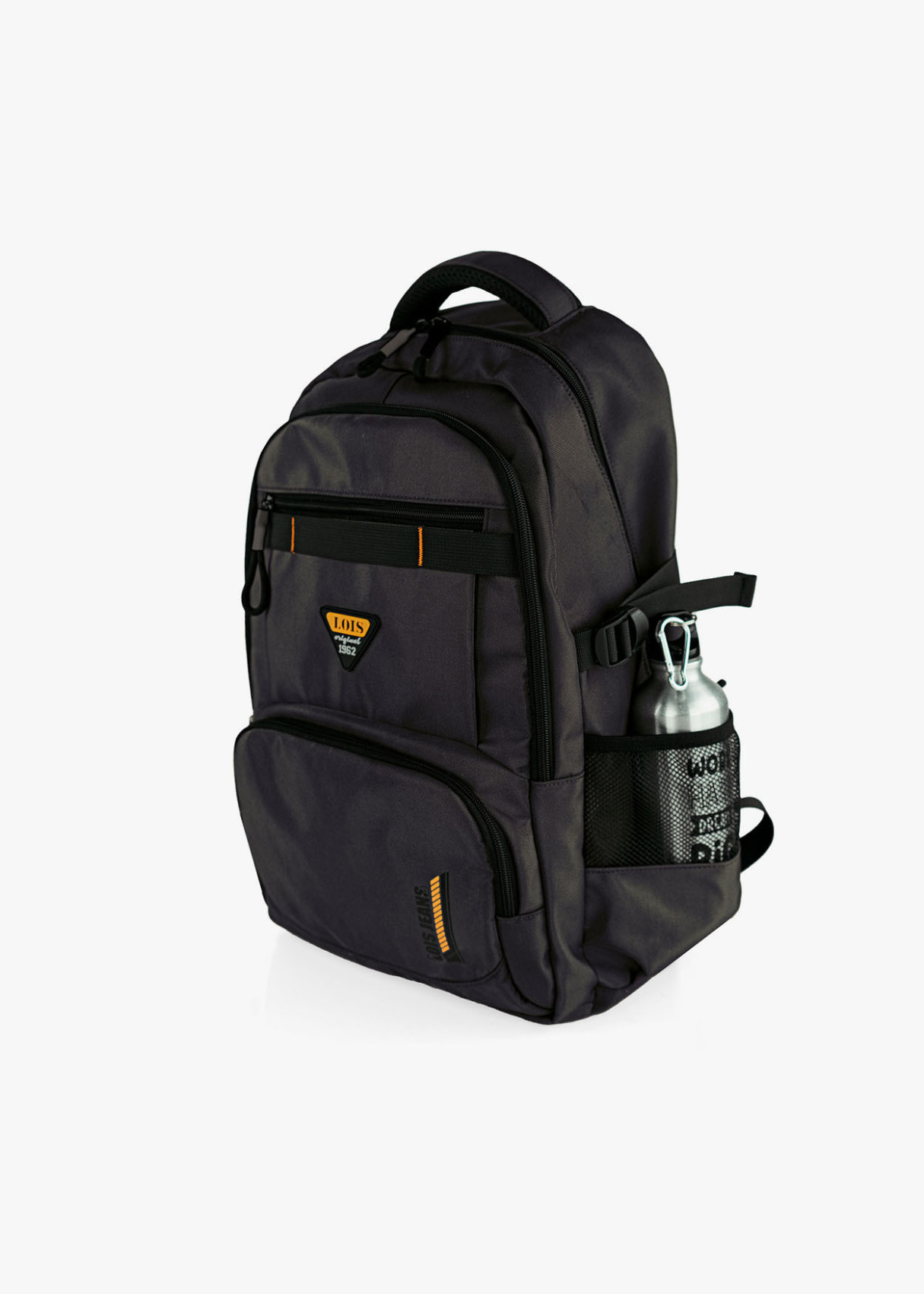 mochila-multifuncional-874mnr-1.jpg Mochila casual multifuncional bolsillos negro - Imagen 1