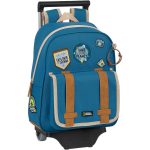 Mochila 006 con Carro 705 Reciclable National Geographic Explorer Safta 612009020