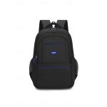 Mochila negra para hombre, ideal para negocios y escuela, con gran capacidad para portátil y múltiples bolsillos. Mochila resistente para viajes y trabajo con cómodas correas para los hombros. 2026 GBP £24