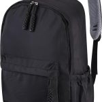 Hahorpa Mochila Negra Unisex, Mochila Colegio Impermeable para Mujer y Hombre, Ligera Mochilas Escolar Adolescente para Instituto y Universidad, ...