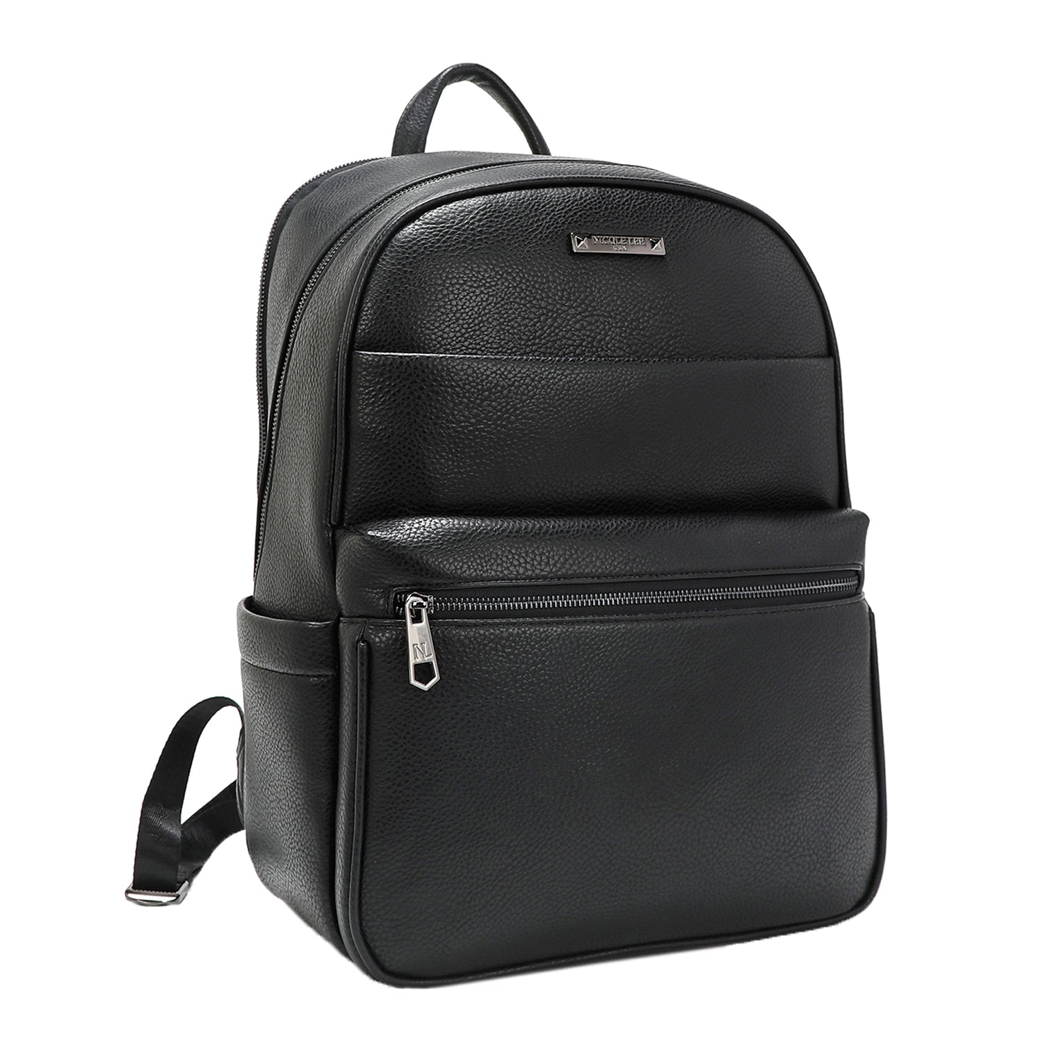 mochila-negra-hombre-908iiu-1.jpg MOCHILA NEGRA CON PUERTO DE CARGA USB DE HOMBRE - Imagen 1