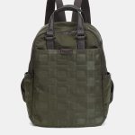Mochila en nylon reciclado verde
