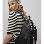 Mochila nylon negro Lola Casademunt Genas Complementos