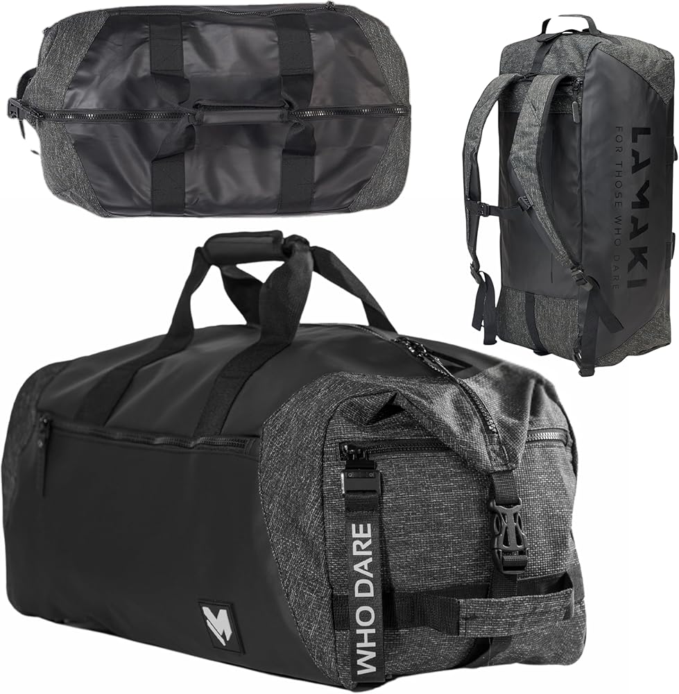 mochila-para-gym-568hqh-1.jpg lamaki Bolsa Deporte Hombre & Mujer 45L Bolsa de Viaje Convertible a Bolsa Gimnasio Multifunctional con - Imagen 1