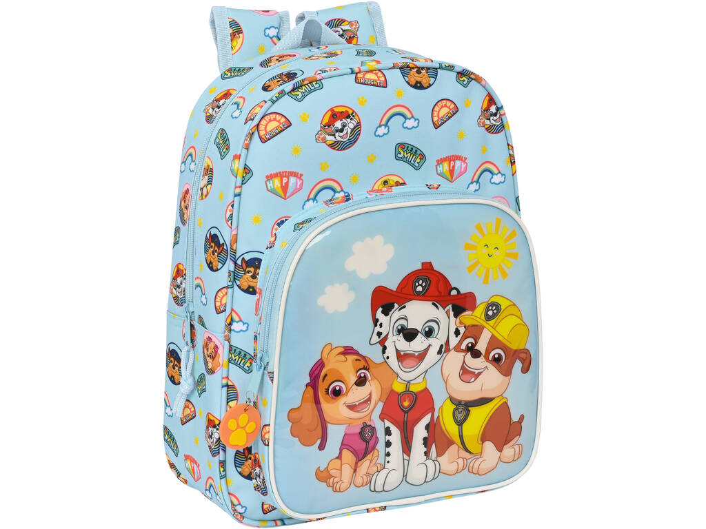 mochila-patrulla-canina-101qmz-1.jpg Mochila Escolar Mochila Rubble Patrulla Canina Mochila Peluche Rubble Paw Patrol 35cm - Imagen 1
