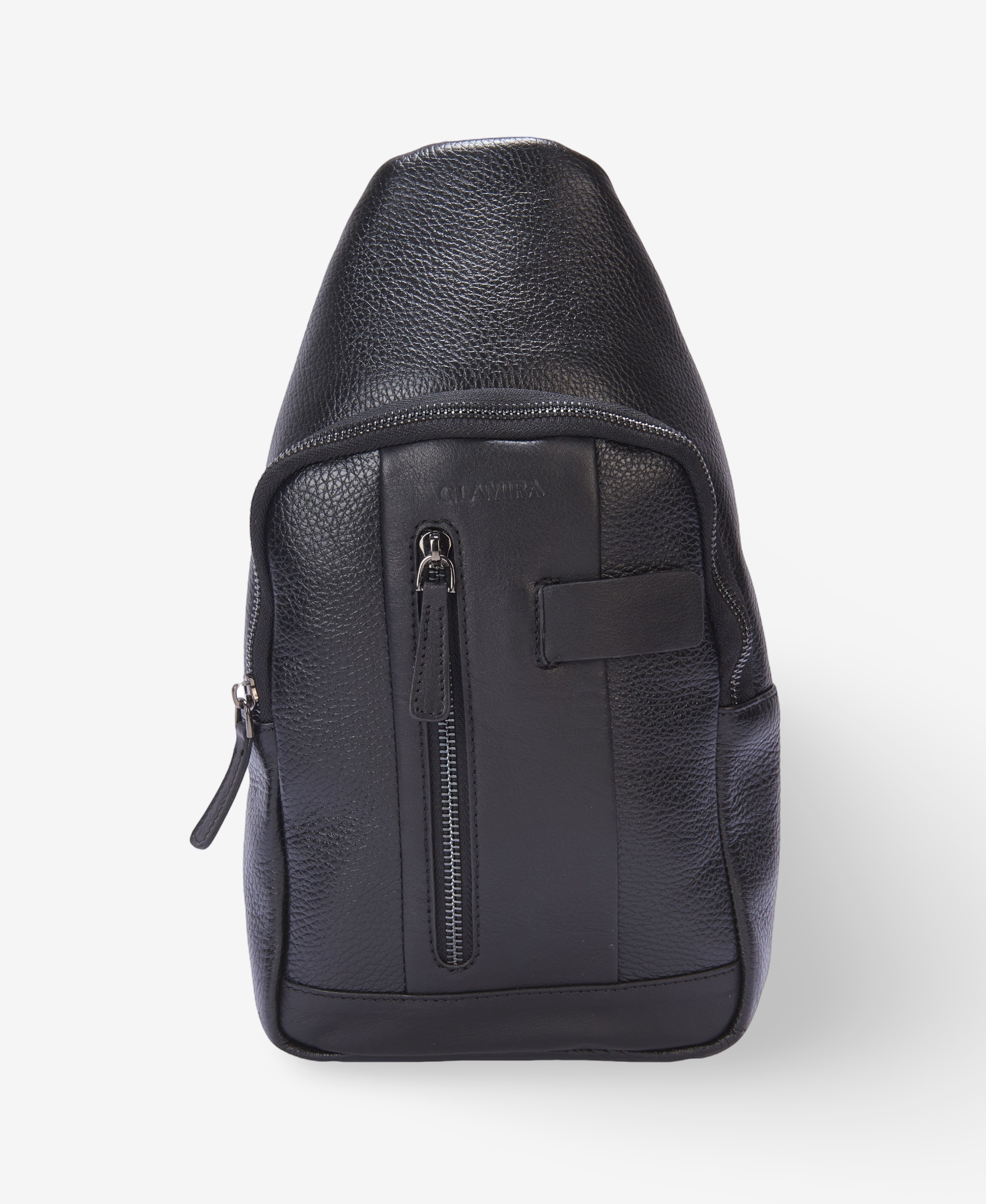 mochila-piel-hombre-579mwr-1.jpg Mochila Cruzada de Cuero Negro para Hombres Profesional Urbano - Imagen 1