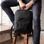 Mochila para portátil de cuero azul para hombre: bolsa de trabajo de 13 pulgadas Etsy España