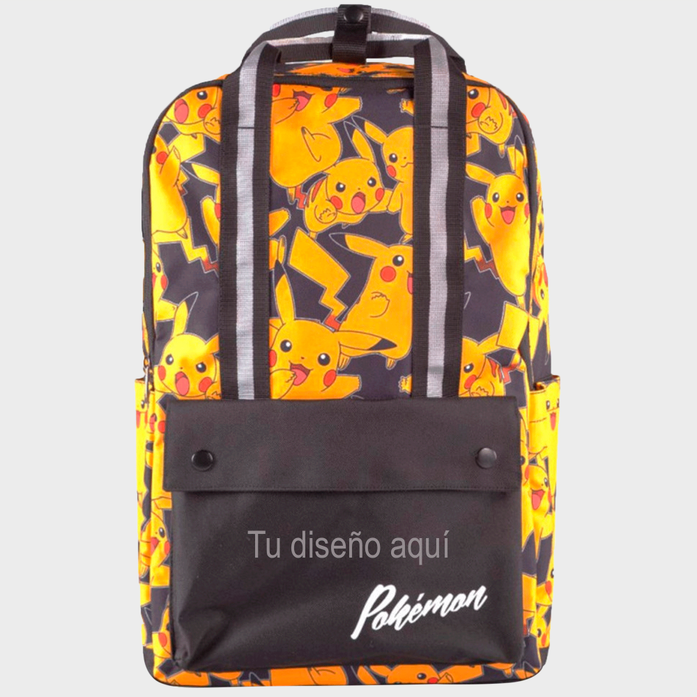 mochila-pikachu-519uzd.png Mochila Pokemon Pikachu personalizada, comprar online - Imagen 1