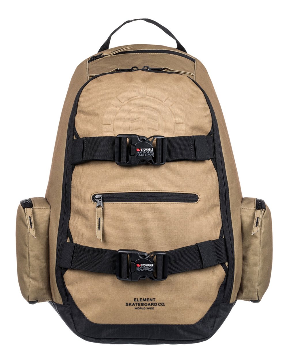 mochila-skate-695vpg-1.jpg Element Mochila Porta Skateboard Mohave 2.0 Dull Gold - Imagen 1