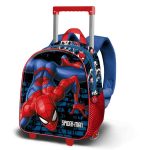 MOCHILA C/RUEDA SPIDERMAN 3D WALL 34X26X13CM al por Mayor ≫ Plasticosur