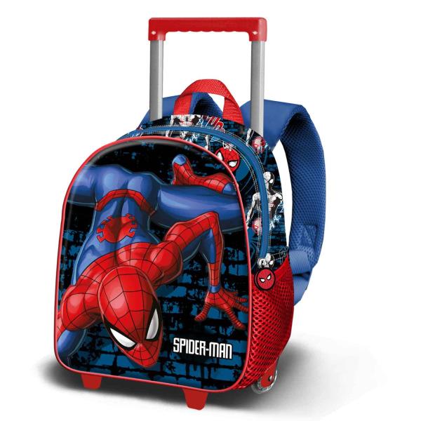 mochila-spiderman-694emb-1.jpg MOCHILA C/RUEDA SPIDERMAN 3D WALL 34X26X13CM al por Mayor ≫ Plasticosur - Imagen 1