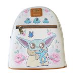 Mochila Star Wars Lucas Grogu With Frogs Brown Trim Loungefly 26cm | Frikipolis.com