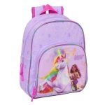 Mochila Escolar UNICORN ACADEMY, Infantil 34 cm. Adaptable