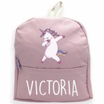 Mochila Unicornio con Nombre Personalizado