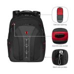 Mochila Wenger Legacy negra para portátiles de 16" Negro · El Corte Inglés