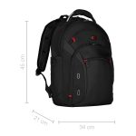 Mochila Wenger Gigabyte negra para portátiles de 16" Negro · El Corte Inglés