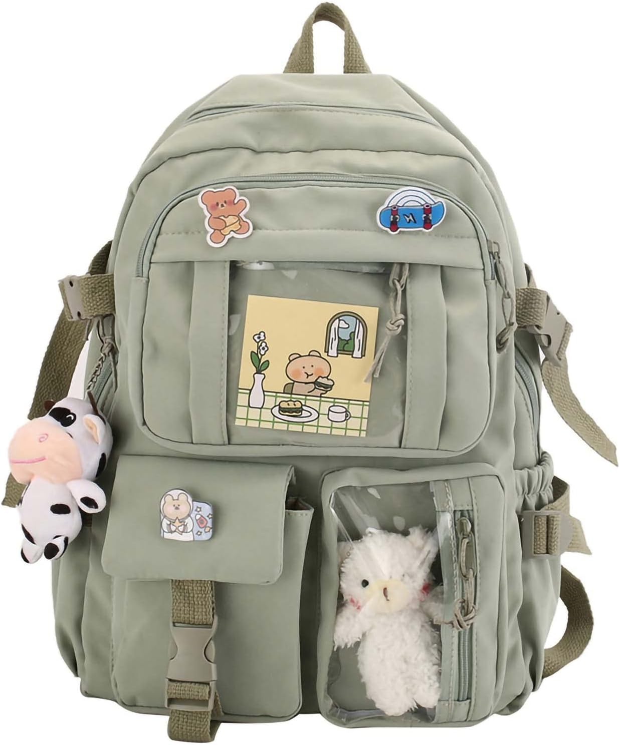 mochilas-aesthetic-311lfh-1.jpg Mochilas Escolares Mochilas Aesthetic Chile Mochila Kawaii De Gran Capacidad Para Adolescentes Chile Ubuy - Imagen 1