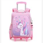 Mochila Escolar Mochila Con Ruedas Para Niños Amythe Ligera, Con Carrito Y 6 Ruedas, Ideal Para Colegio O Viajes (32L, Para 7 12 Años Para Edad 7 A 12 Años