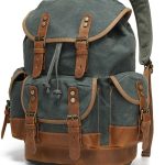 GHYUBYER Mochilas Hombre Casual,Mochilas para Hombres,Mochila De Lona De Alta Capacidad, Gran Capacidad Militar Táctica De Senderismo Expandible ...