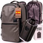Nothern Peaks Mochila al Vacio – Mochilas de Viaje para Avion con Apertura Tipo Maleta, Compresión al Vacío, Puerto USB, Candado TSA y Diseño ...