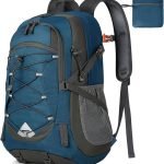 IGOLUMON 40L Mochila de Senderismo para Hombre Mujer Ultraligera Plegable Mochilas de Marcha Impermeable Macuto de Viaje para Senderismo, Camping, Bicicleta, Deportes al Aire Libre, Azul : Amazon.es: Deportes y aire libre