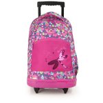 Mochila escolar grande con ruedas niña Gabol Wings 232712 | Bolsos Sergio y Cano