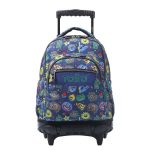 Mochila con ruedas escolar Totto Renglones Smile