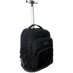 Mochila Con Ruedas Escolar Carro Para El Colegio Niña Niños Grande Bolsas Escolares Trolley Bag Infantil Patineta (negro)