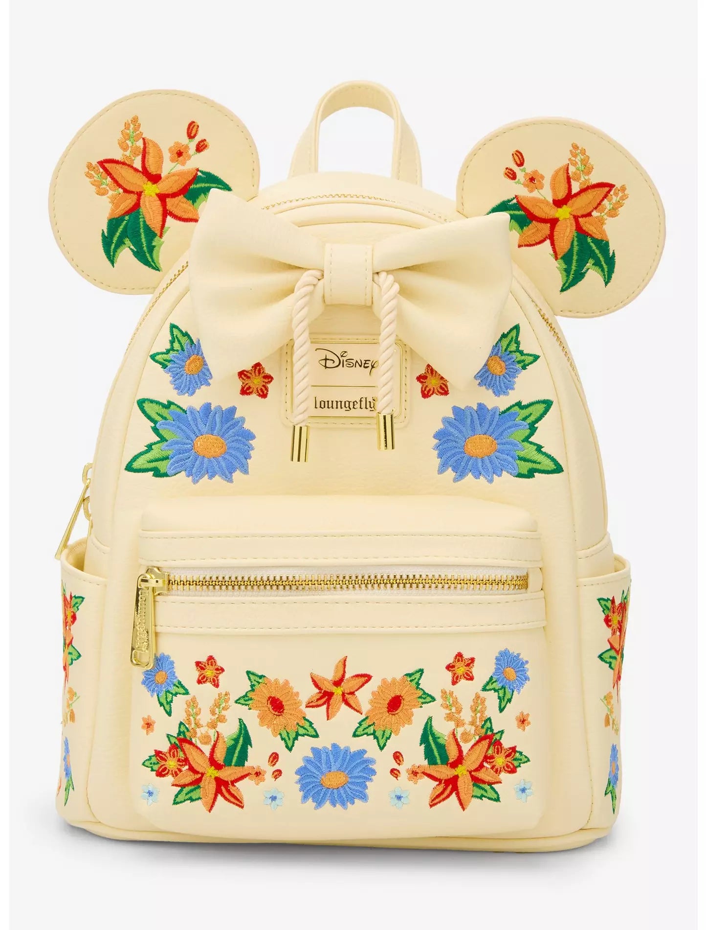 mochilas-loungefly-006sfb-1.jpg Mini Mochila Floral Minnie Mouse Orejas Loungefly Disney - Imagen 1
