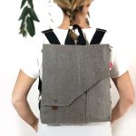 Mochila bolso femenina hecha a mano, Nordik Violeta | La Bicha Creativa