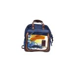 Mochila mediana mujer, color azul Skpat, 588, regalos originales mujer