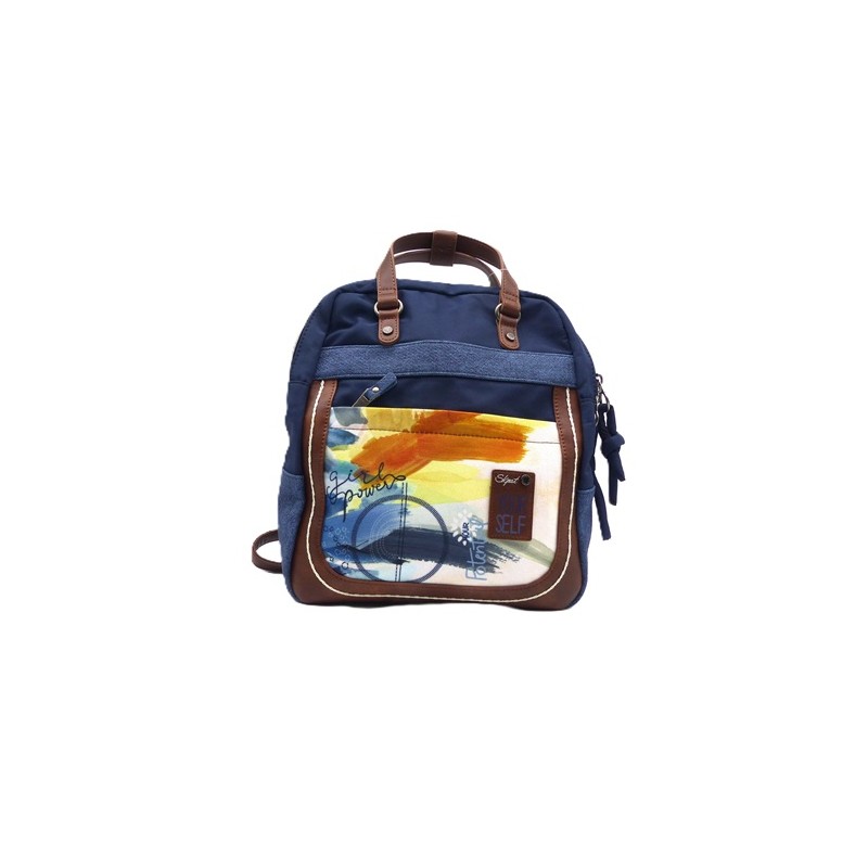 mochilas-originales-mujer-117qfx-1.jpg Mochila mediana mujer, color azul Skpat, 588, regalos originales mujer - Imagen 1