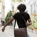 Bolsos Morrales Para Hombre De Cuero Morral De Piel Para Hombre Morral Bolsos De Cuero Natural