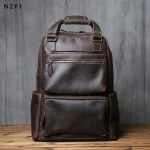 Cuero Morrales Colombianos De Moda Morral Para Hombre Luka: Estilo Casual Y Práctico Cyzone