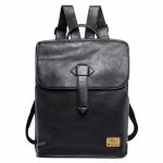 Mochila escolar de cuero para hombre, morral de vi... – Grandado